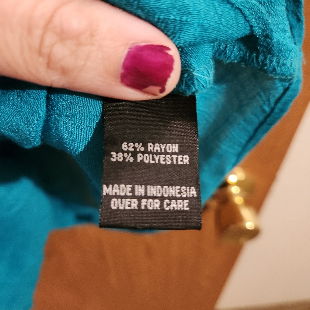 💓3/$15 Iz Byer Women's Blue Dressy Tank Top - Picture 3 of 8